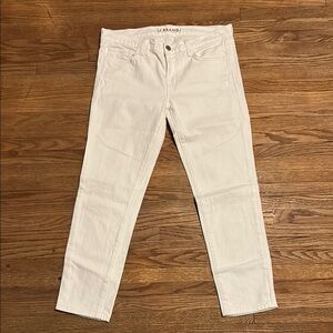 J Brand White Denim Jeans